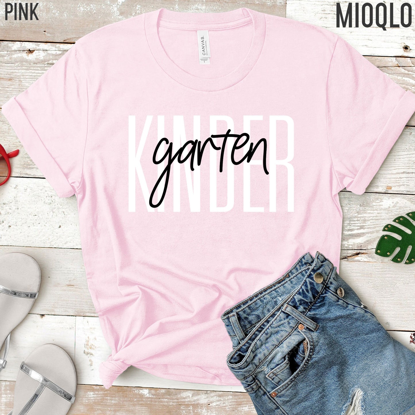 Kindergarten Teacher Shirt, Kinder Grade Teacher, Kinder Garten Team, Cute Teacher Tee, 2021 Grade Level, Elementary Teach School Spirit