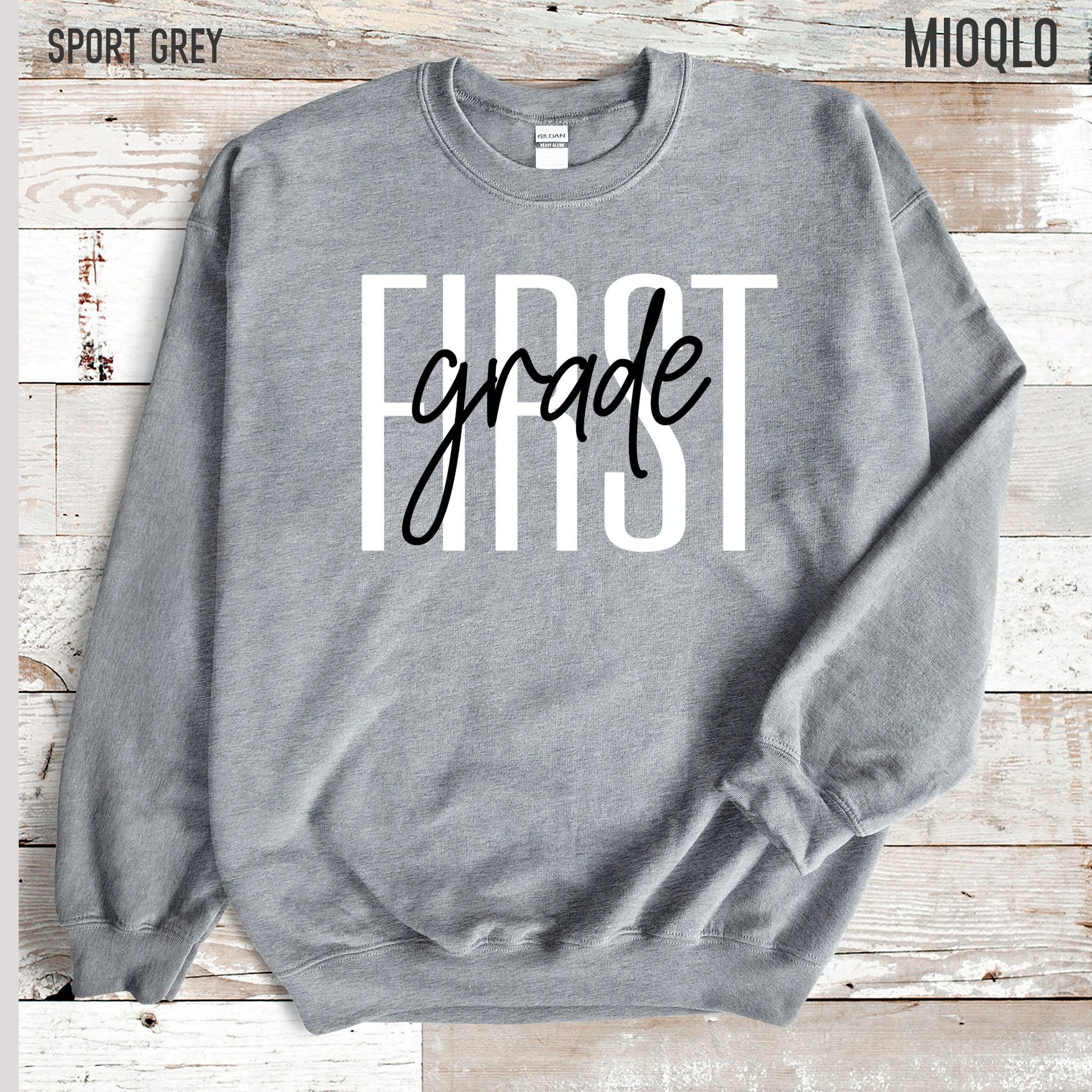 First Grade Teacher Sweatshirt, 1st Grade Teacher, First Grade Team, Cute Teacher Long Sleeve, 2021 Grade Level, Elementary School Sweater