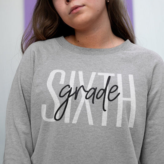 Sixth Grade Teacher Sweatshirt, 6th Grade Teacher, Sixth Grade Team, Cute Teacher Long Sleeve, 2021 Grade Level, Elementary School Sweater