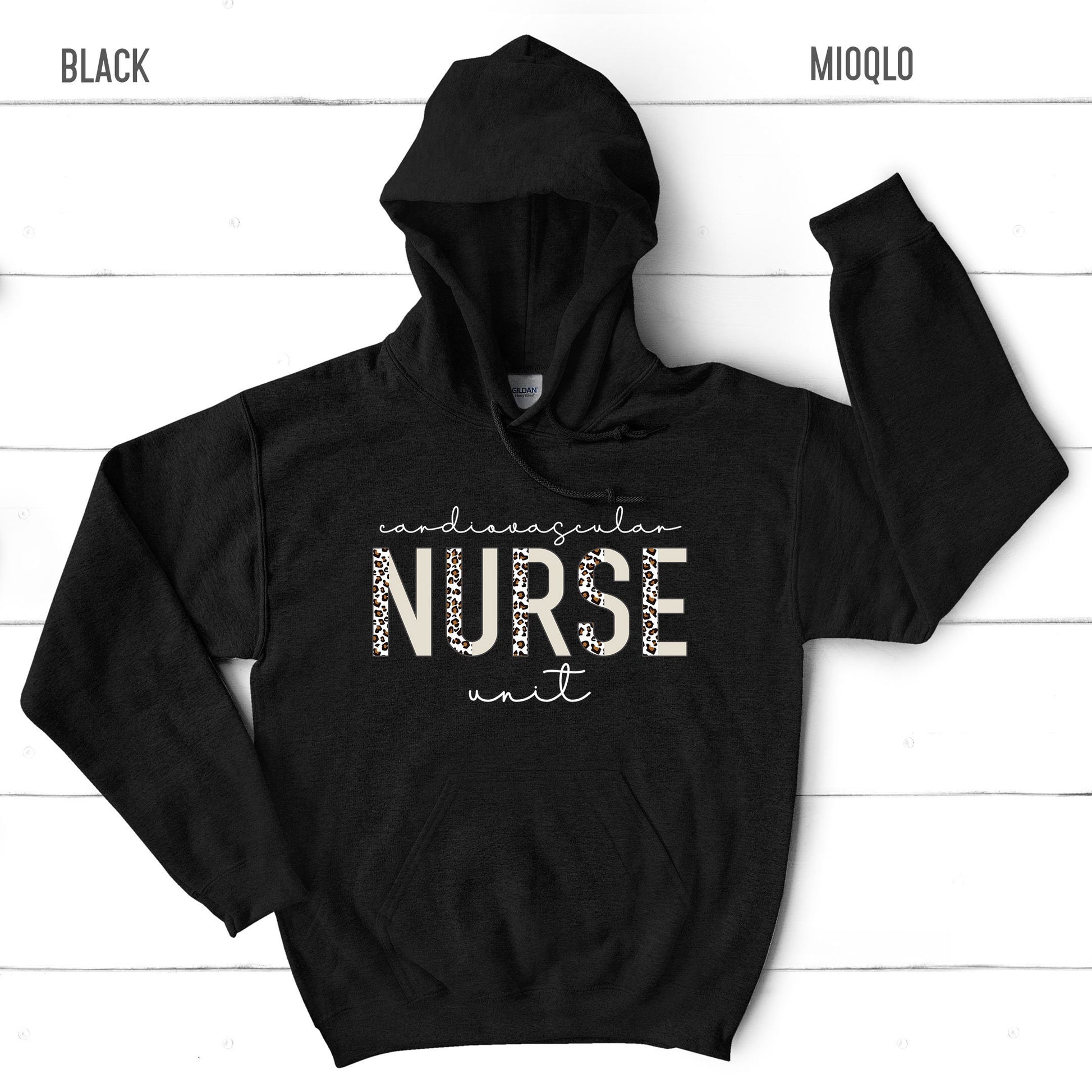 Custom Nurse Department Sweatshirt, Personalized Nursing School Hoodies, Nurse Life, OR, ER Nurse Half Leopard Gift, Unit, Squad, Team, Crew