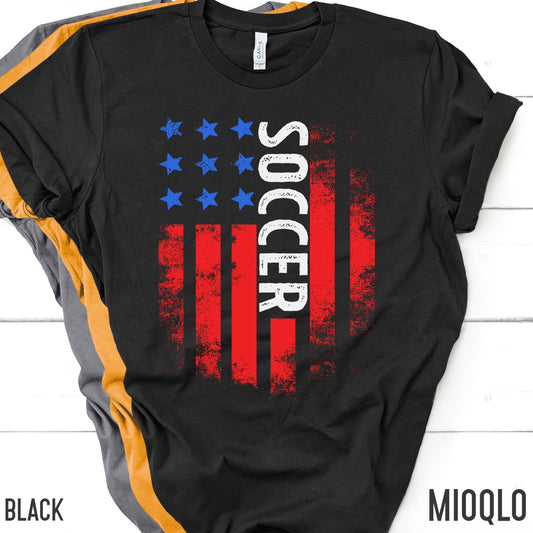 Soccer Team USA Shirt, America Shirt, American Flag 2021, Unisex Usa Tee, Vintage USA, Retro USA, Game Day Dad, Sports Lover Mom Tank Top