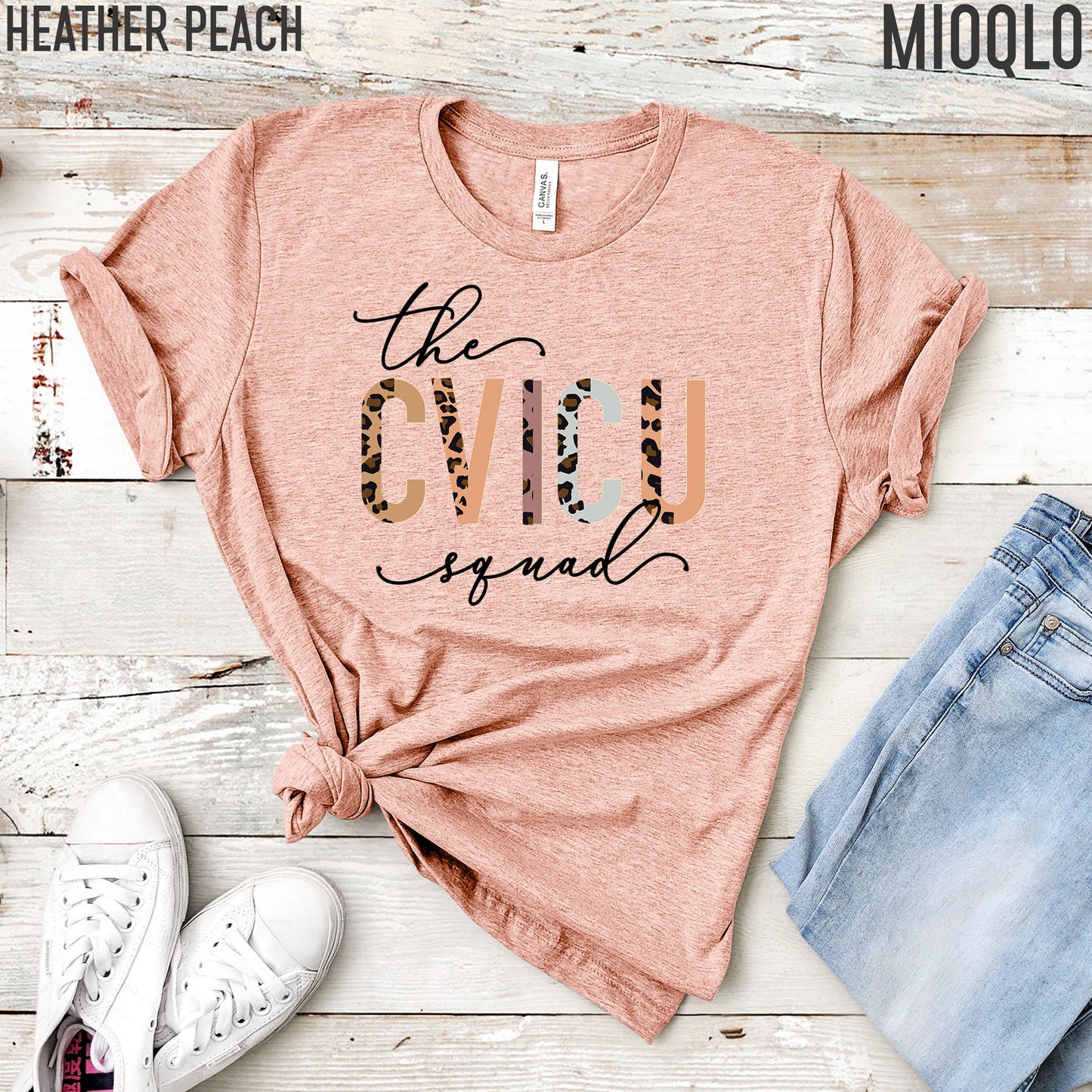 Neuro Squad, Custom Nurse Job Specialties Shirt, Personalize Nurse Team Crew, Custom Nurse Leopard, Ortho, CVICU, Cardiac, Life, CNA, RN Tee