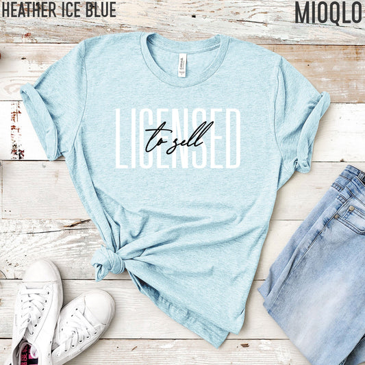 Licensed To Sell Shirt, Mortgage Funny Realtor Tee, Real Estate Agent Life, Home Girl Tank, House Dealer Tee, Realtor Broker Vibes Tank Top