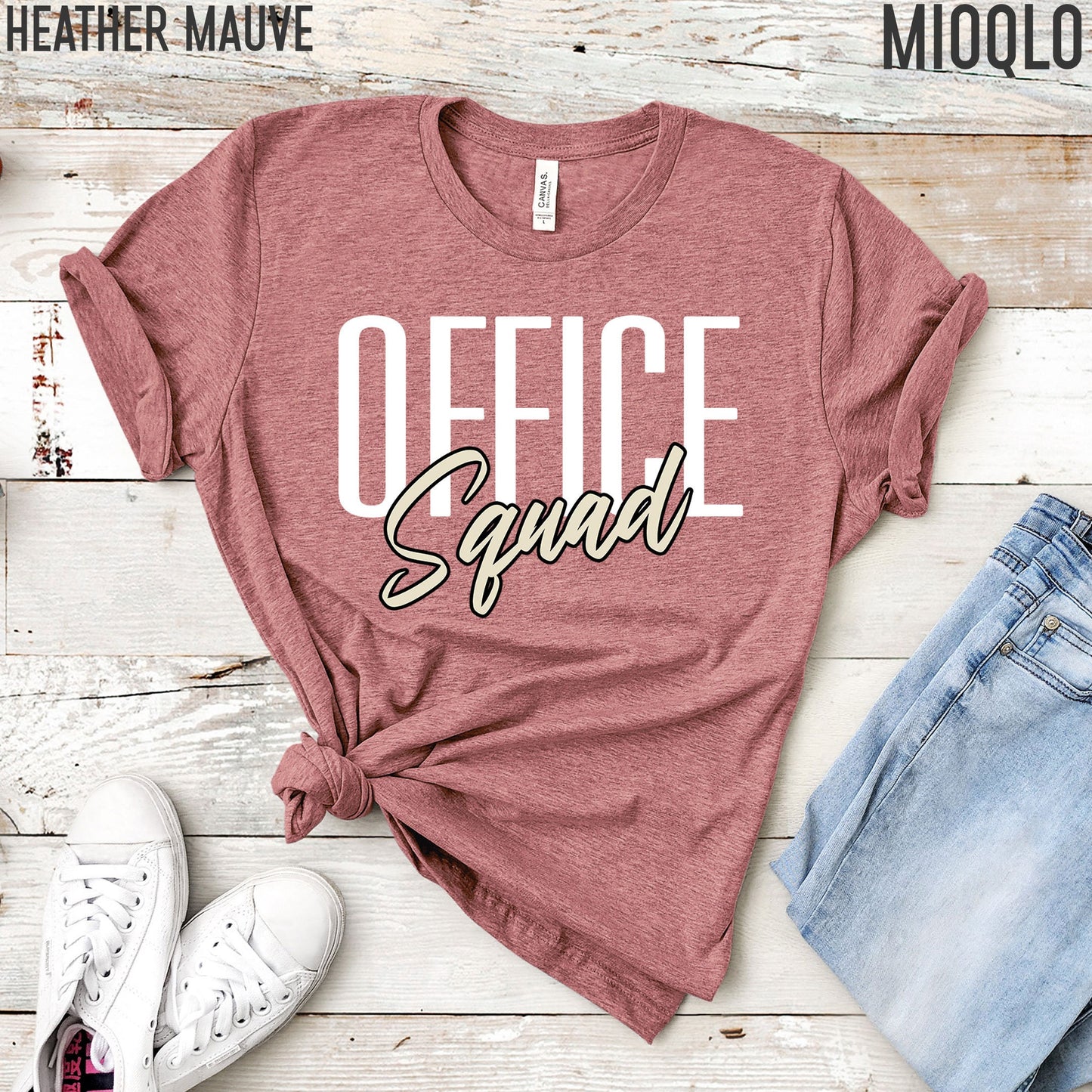 Office Squad T-shirt, Matching Office Staff Tee, Secretary Staff Admin Administrative Tank, Unisex Comfy Clothing For Summer, School Office