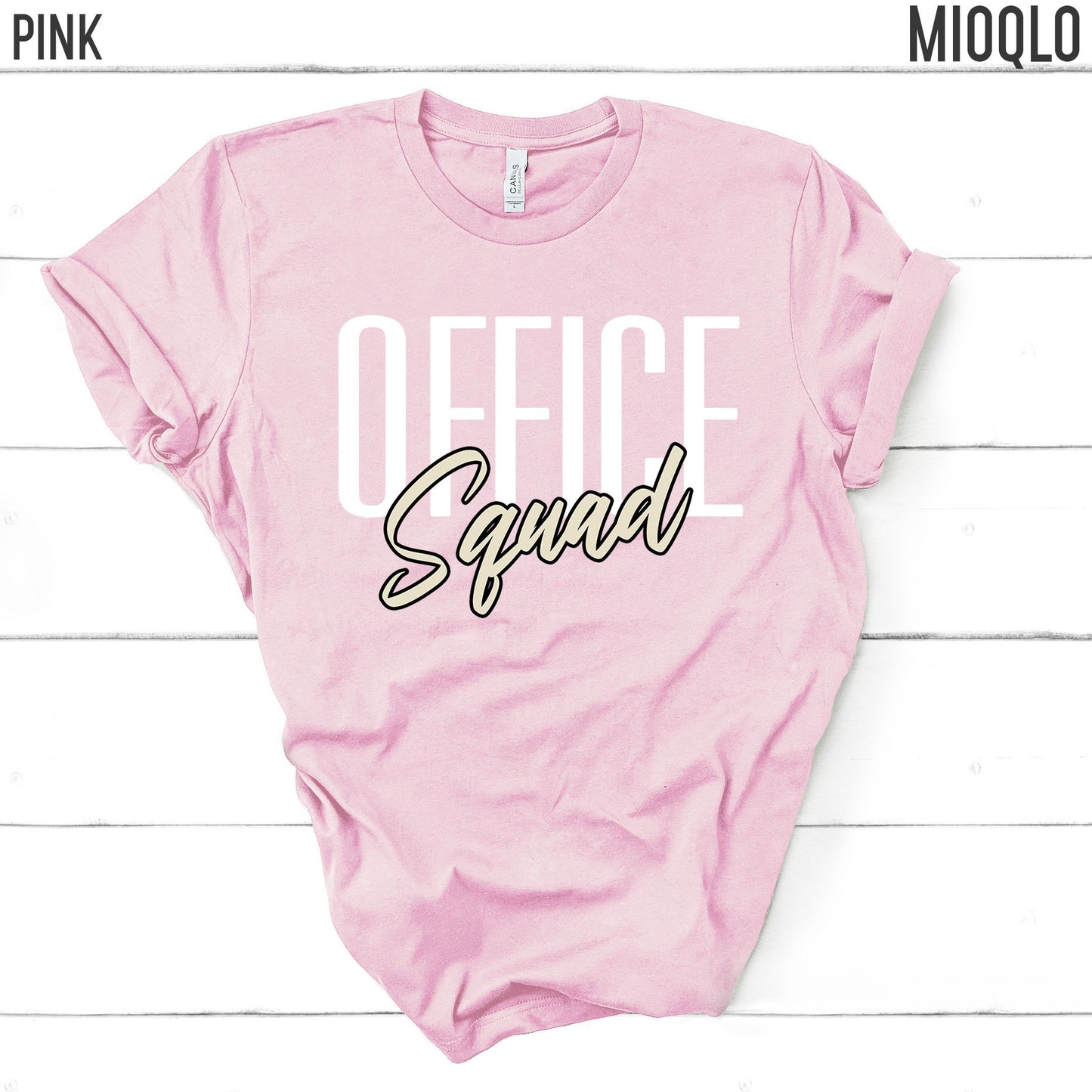 Office Squad T-shirt, Matching Office Staff Tee, Secretary Staff Admin Administrative Tank, Unisex Comfy Clothing For Summer, School Office