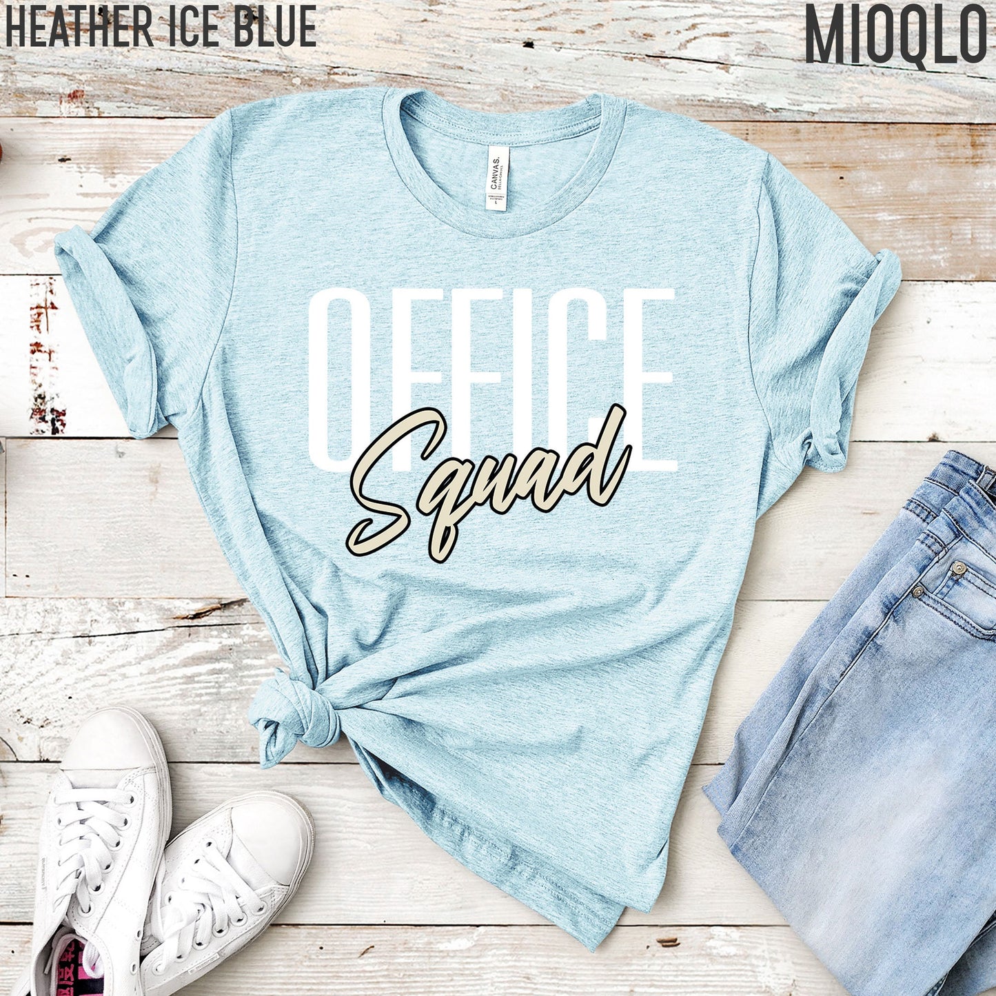 Office Squad T-shirt, Matching Office Staff Tee, Secretary Staff Admin Administrative Tank, Unisex Comfy Clothing For Summer, School Office