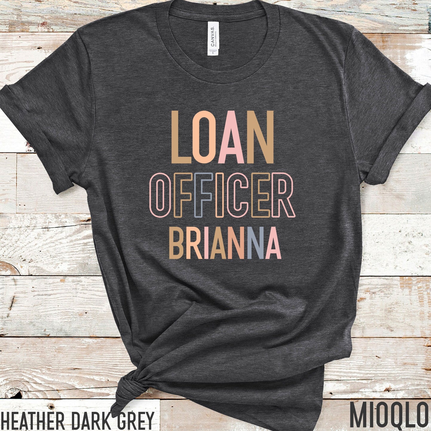 Custom Mortgage Loan Officer, Lender Vibes Name T-Shirt, Personalized Mortgage Lender Loan Officer Gift, Real Estate Shirts for Realtors Tee