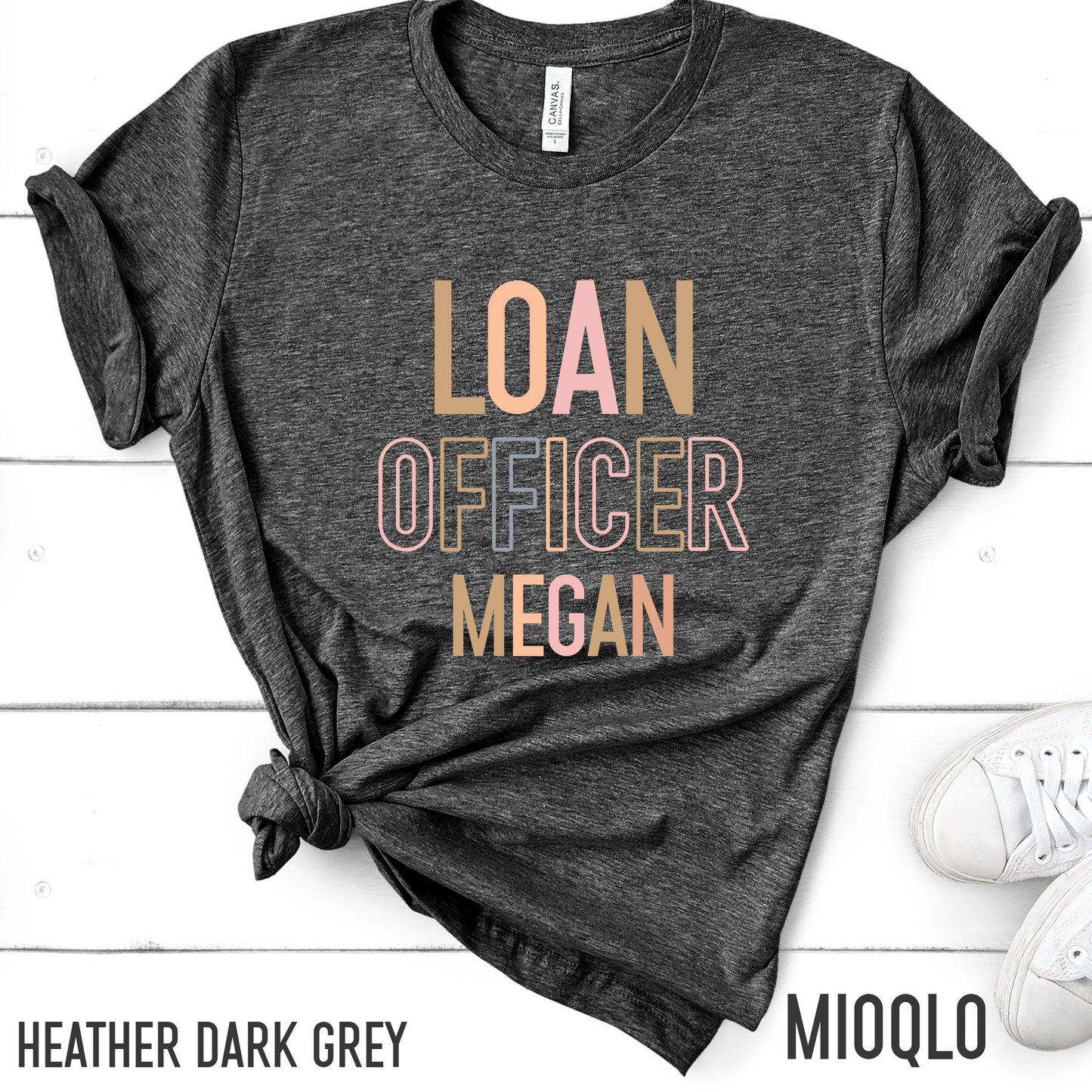 Custom Mortgage Loan Officer, Lender Vibes Name T-Shirt, Personalized Mortgage Lender Loan Officer Gift, Real Estate Shirts for Realtors Tee