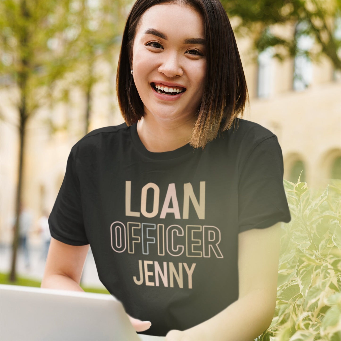 Custom Mortgage Loan Officer, Lender Vibes Name T-Shirt, Personalized Mortgage Lender Loan Officer Gift, Real Estate Shirts for Realtors Tee