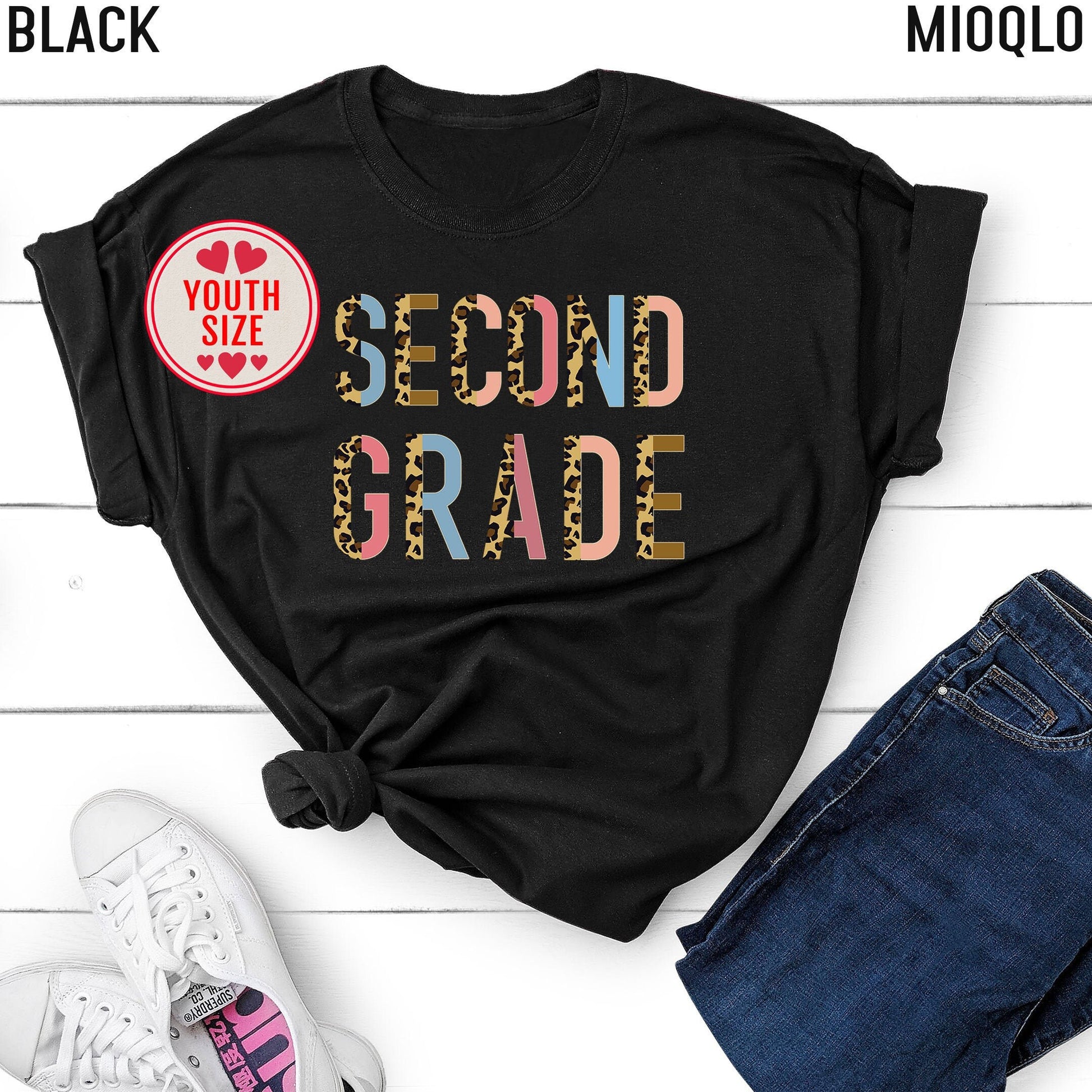 Third Grade Outfit, Half Leopard Cute, Hello 3rd Grade shirt, First Day Of School Shirt, Back To School Tee, 1st, 4th, 2nd Grade School Tee