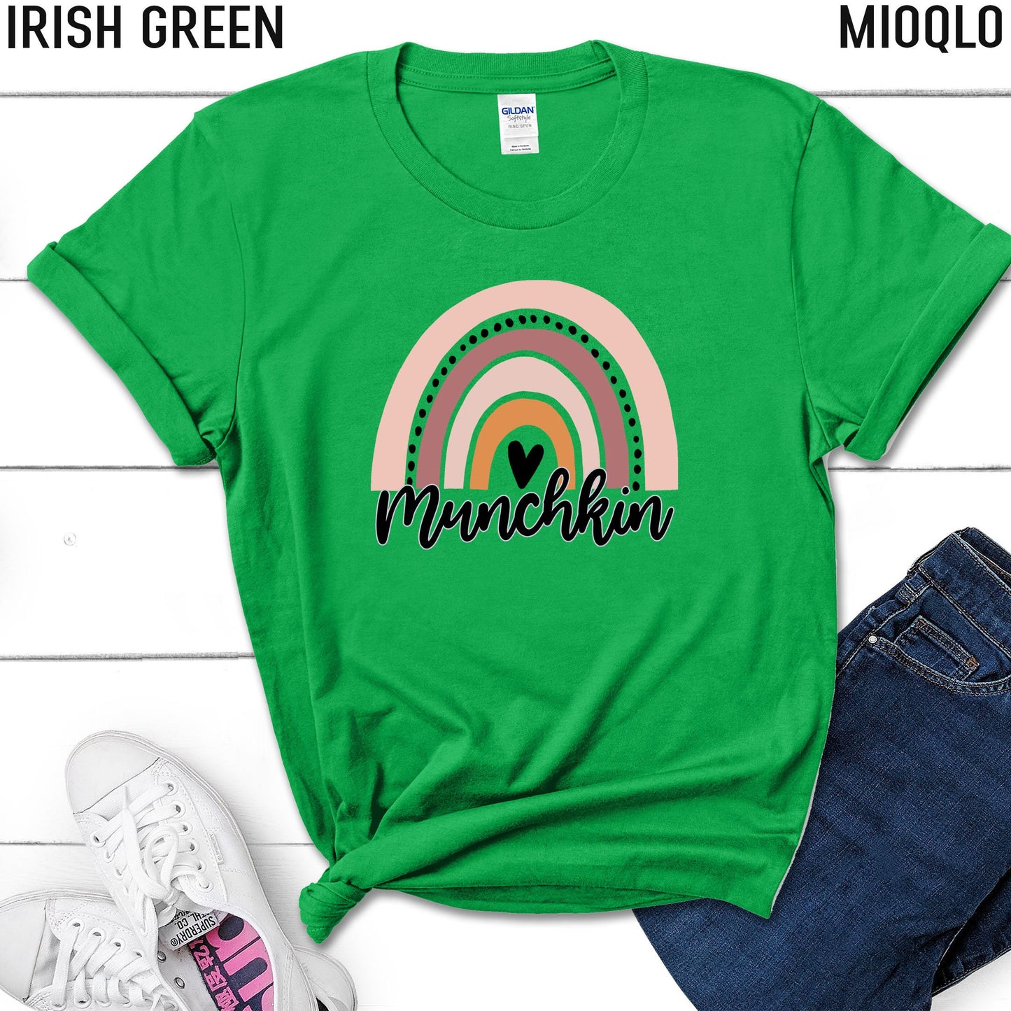 Custom Boho Rainbow Shirt, Personalized Name Rainbow Matching, Sister and Me, Cutie, Munchkin, Mini Shirt, Matching Rainbow Family Shirt