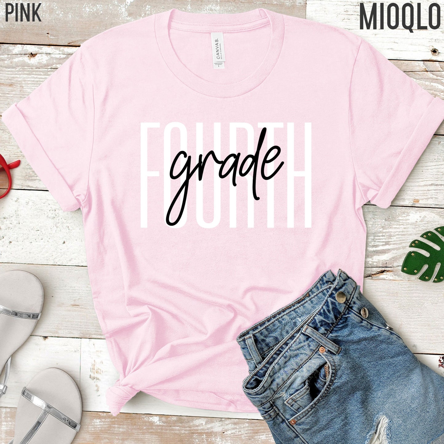Fourth Grade Teacher Shirt, 4th Grade Teacher, Fourth Grade Team, Cute Teacher Tee, 2021 Grade Level, Elementary Teach School Family Spirit