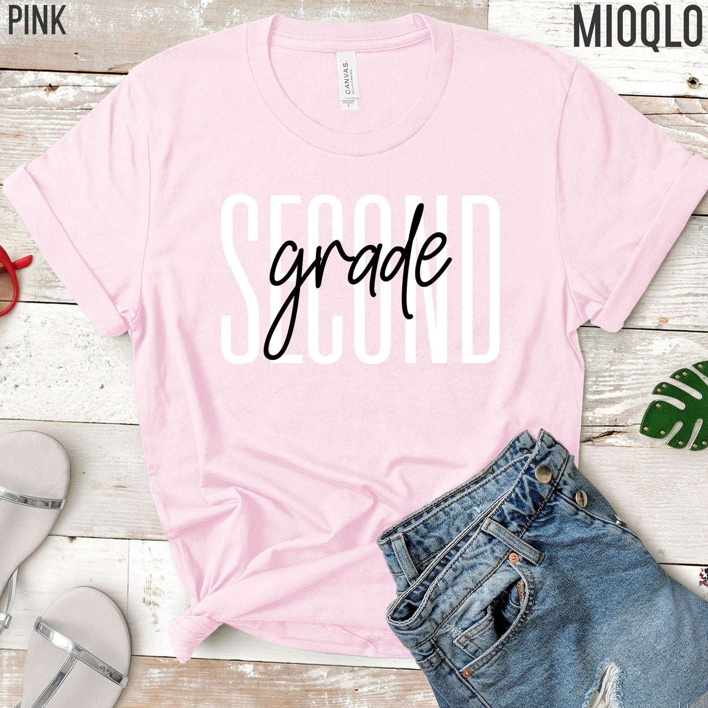 Second Grade Teacher Shirt, 2nd Grade Teacher, Second Grade Team, Cute Teacher Tee, 2021 Grade Level, Elementary Teach School Family Spirit