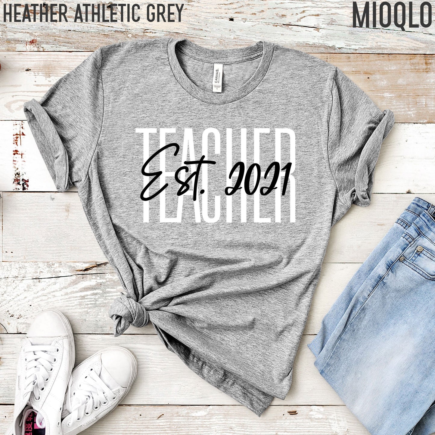 Teacher Announcement Shirt, New Teacher Shirt, Teacher Reveal, Cute Teacher Tee, 2021 Grade Level, Middle High Elementary Teach School Tee