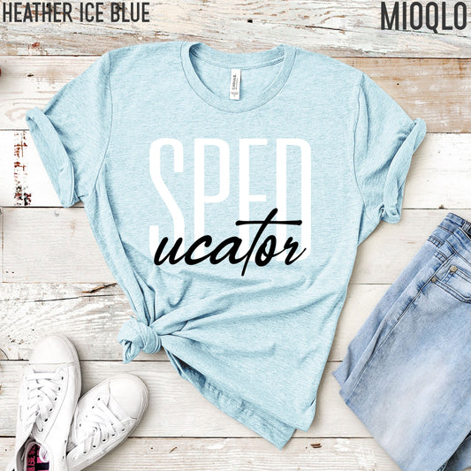 SPEDucator Shirt, Teacher Team School Spirit Shirt, Special Education Gift, Special Ed Teacher, Special Ed Tee, Gift for Spec Ed Squad Crew