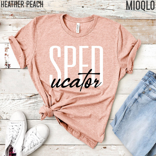 SPEDucator Shirt, Teacher Team School Spirit Shirt, Special Education Gift, Special Ed Teacher, Special Ed Tee, Gift for Spec Ed Squad Crew