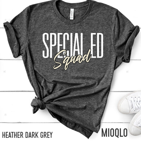 Spec Ed Squad Shirt, Teacher Team School Spirit Shirt, Special Education Gift, Special Ed Teacher, Special Ed Tee, Gift for SPEDucator Crew