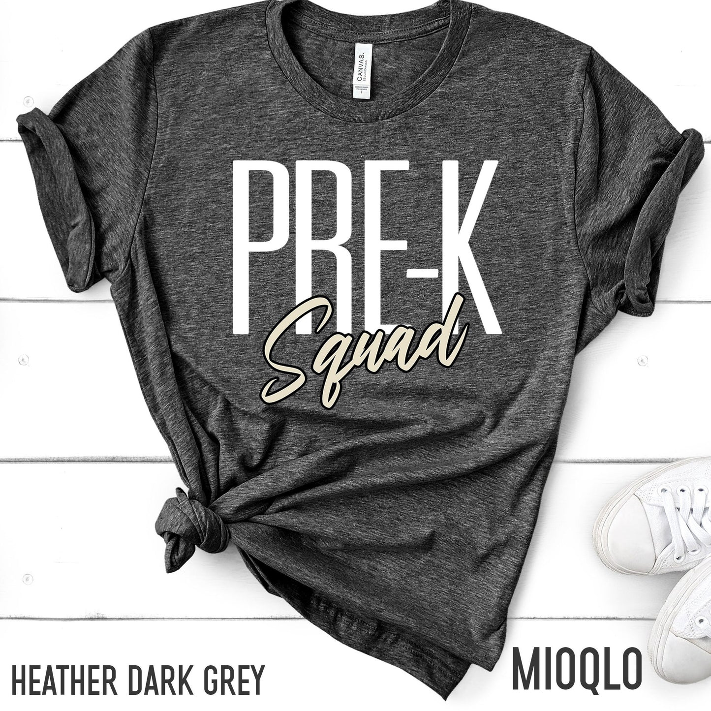 Teacher Pre-K Squad Shirt, Unisex Comfy Teacher Tee, Teacher Team Crew Top, Teacher Appreciation Comfort Tee, Grade Level Tank, Cute Teacher