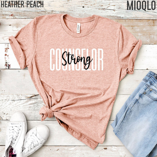 School Counselor Shirt, Gift For Teacher, Counselor Tank, Admin Advisor, Gift For School Counselor, Teaching Top, Back To School Shirt Women