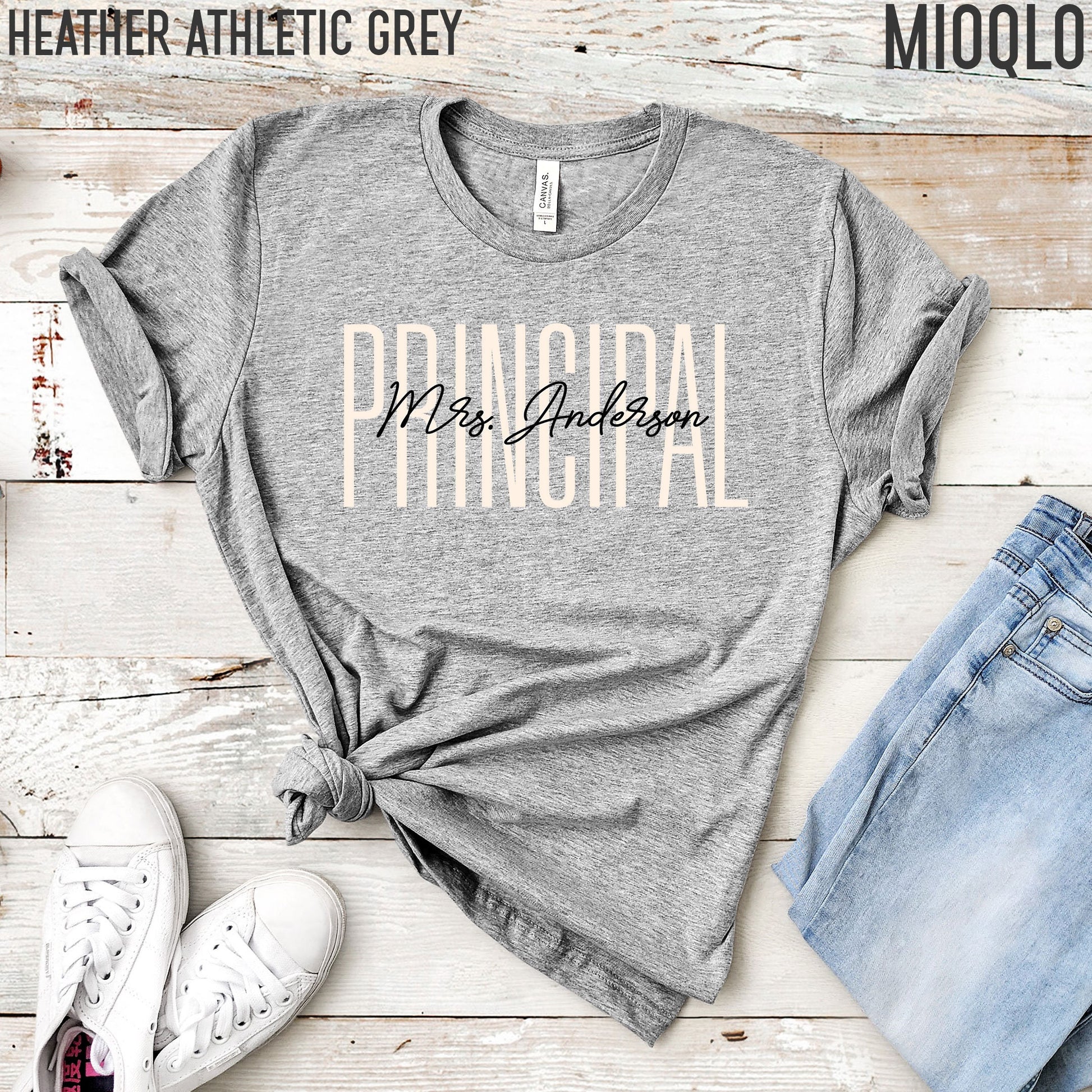 Custom Names School Principal Shirt, Principal Gifts, Teacher Appreciation Gif Director Lead Comfy Principal Team Tee For Fall Birthday Tee