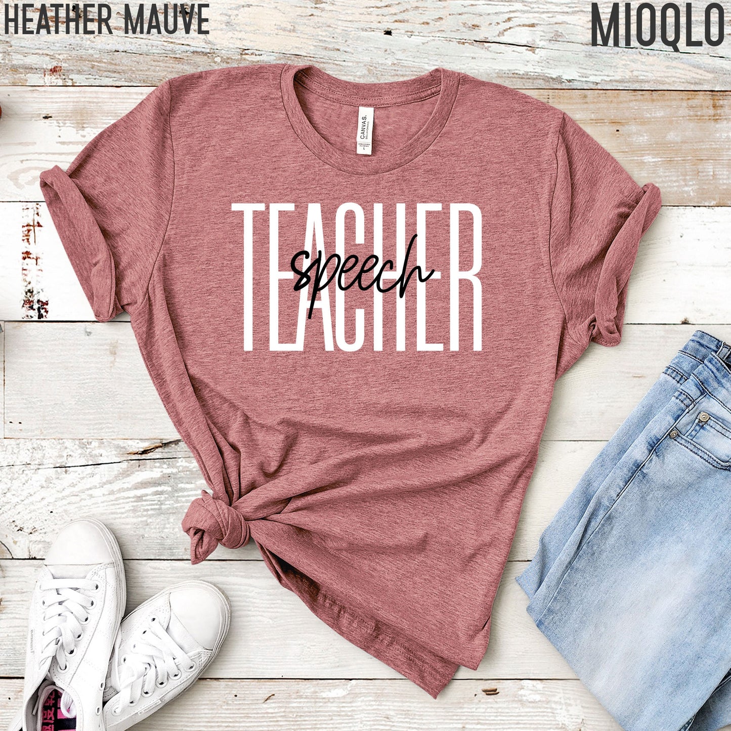 Speech Teacher Shirt, Speech Therapist Teacher Team, Cute Teacher Tee, 2021 Grade Level, Speech Education Elementary Teach School Spirit Tee
