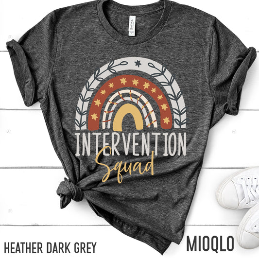 Intervention Squad, Early Intervention Shirt, Specialist Shirt, Intervention Teacher Shirt, Paraprofessional, Specialist Squad, Para Shirt