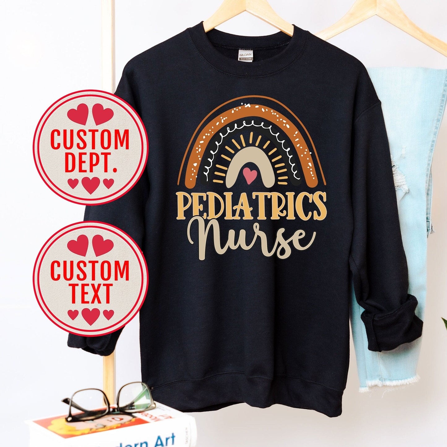Pediatrics Nurse Sweatshirt, Nurse Pediatric Sweater, Nurse Pediatric Undergraduate, Custom Nurse Tee, Children Nurse Thank You Appreciation