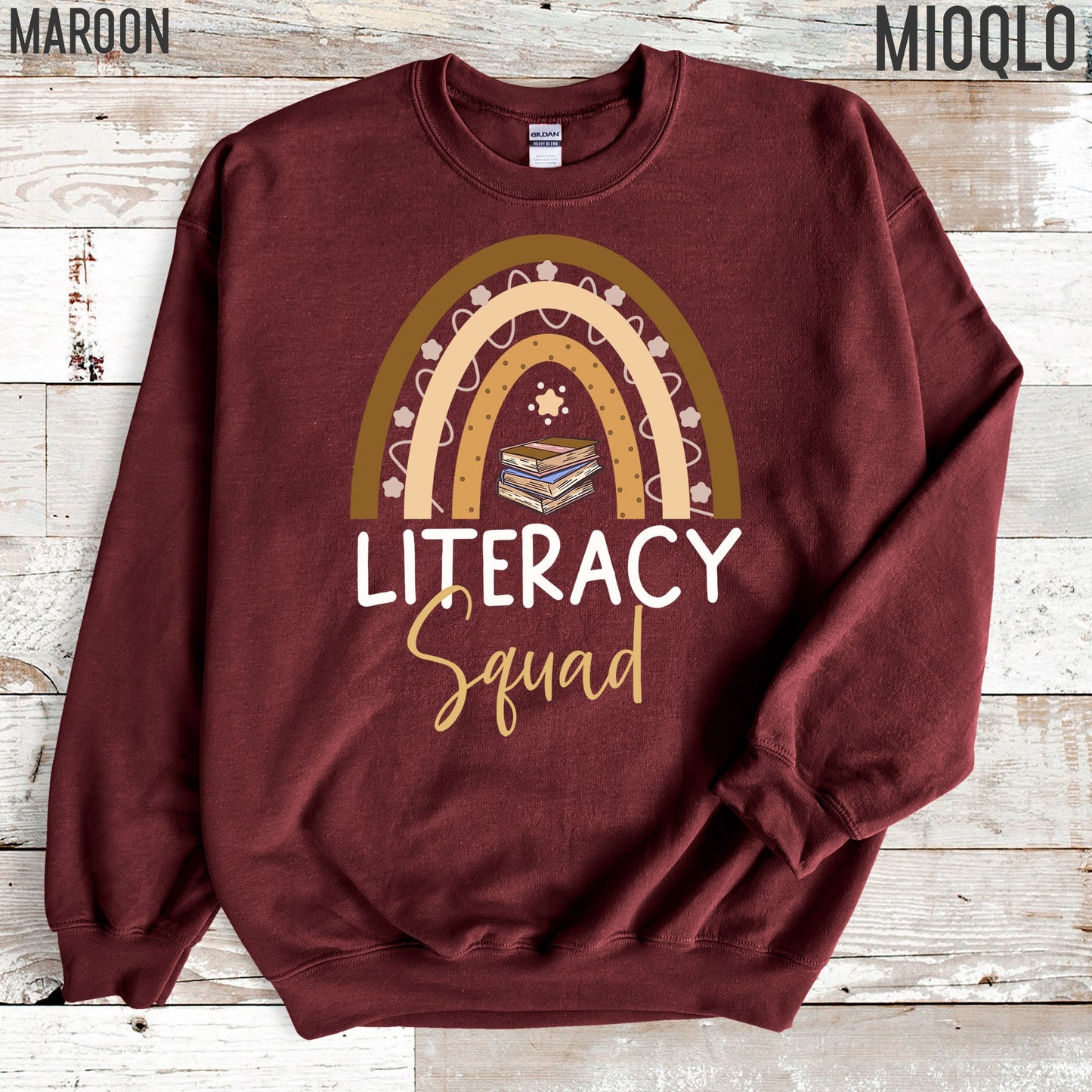 Literacy Squad Sweatshirt, Elementary School, Literacy Squad Sweater, Literacy Coach, Reading Coach, School Literacy Coach Librarian Library