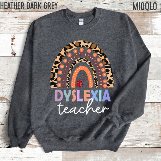 Dyslexia Teacher Gift, Dyslexia Therapist Sweatshirt, Dyslexia Crewneck Sweater, Dyslexia Therapy Shirt, Mom Support Dyslexic Awareness Tee