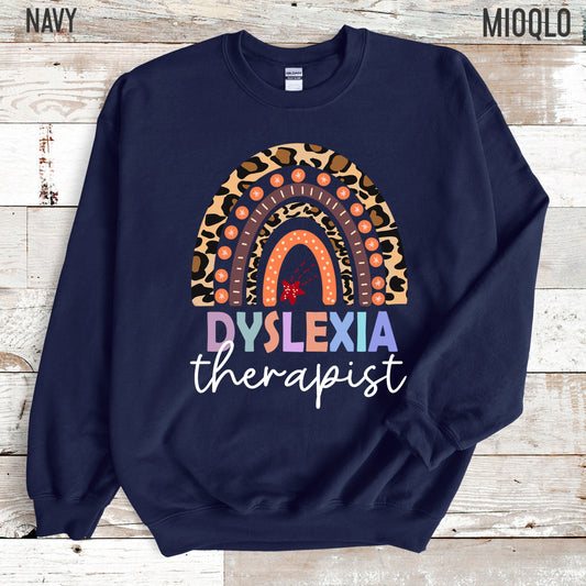 Dyslexia Therapist Sweatshirt, Dyslexia Teacher Gift, Dyslexia Crewneck Sweater, Dyslexia Therapy Shirt, Mom Support Dyslexic Awareness Tee