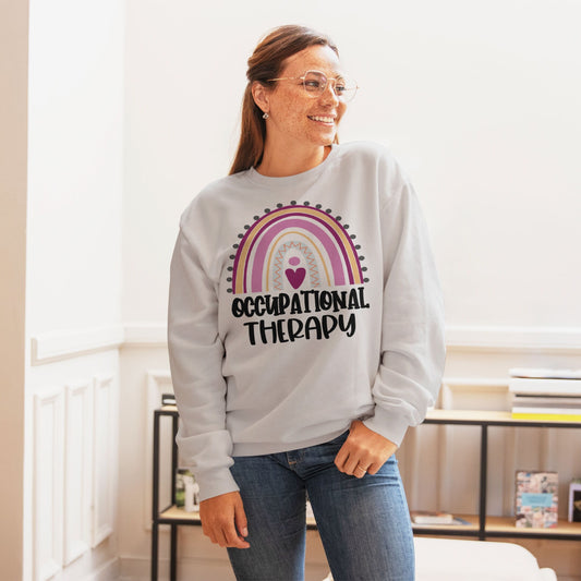 Occupational Therapy Sweatshirt, OT Crewneck, OTA Shirt, Occupational Therapy Assistant Sweater, Pediatric OT, Occupational Therapist Gifts