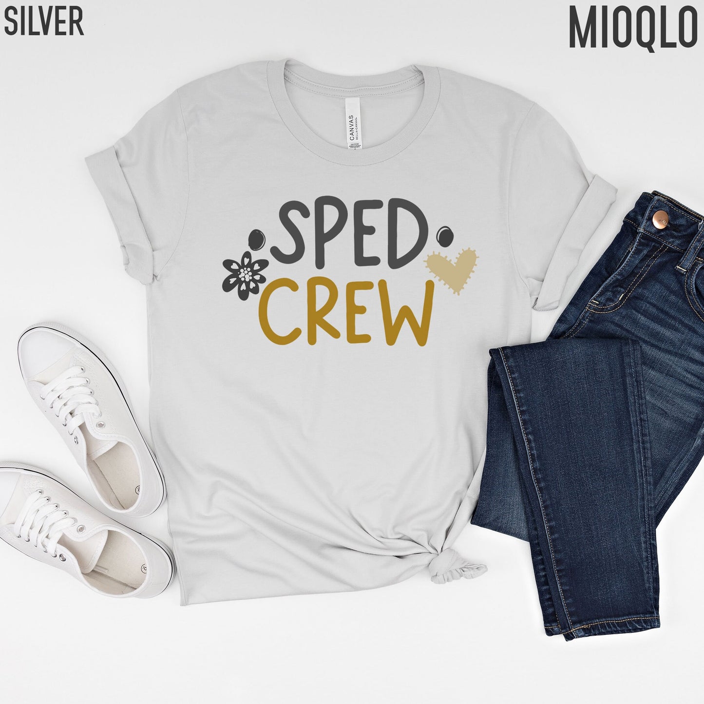 Sped Crew Tee, Special Education Teacher Shirts, Sped Teacher Shirt, Special Education Shirt, Sped Squad, Special Education Gifts, Sped Team