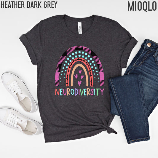 Neurodiversity Shirt, The Future Is Inclusive Special Education Teacher, Autism Awareness, SLP Tee, Dyslexia Crewneck T-Shirt