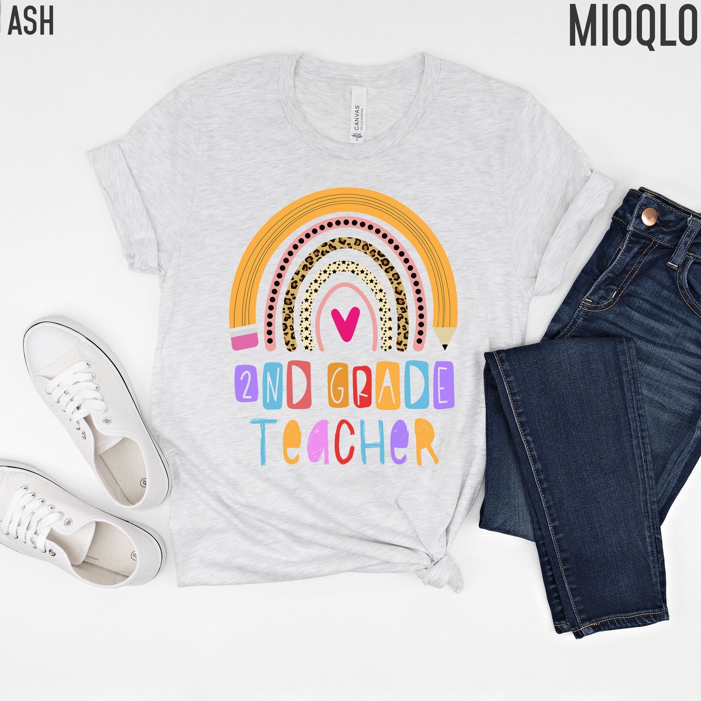 2nd Grade Teacher Shirt, Custom Grade Level 1st Grade Second Grade Gifts, Thank You Teacher Tee, 4th 5th 6th 3rd Squad