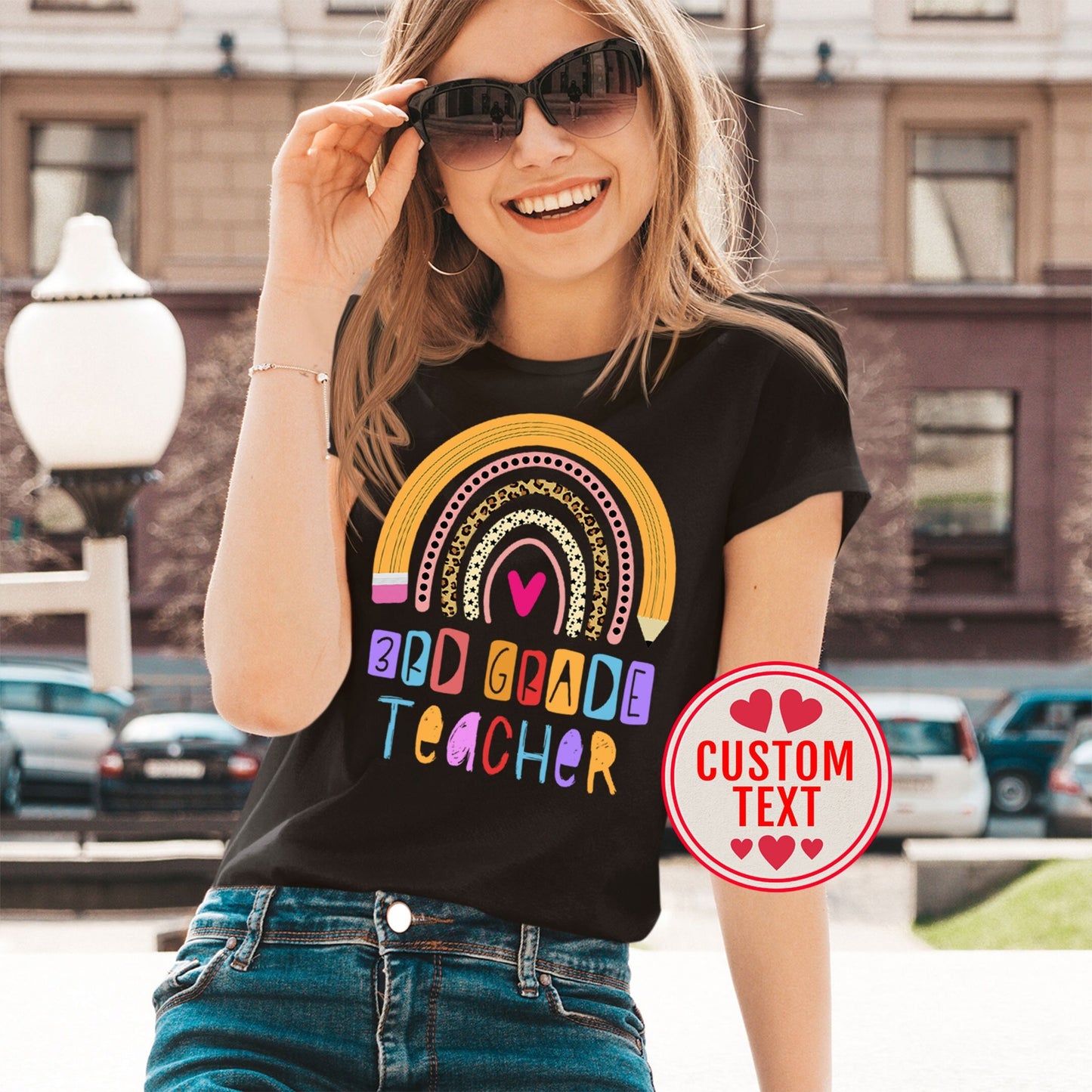 2nd Grade Teacher Shirt, Custom Grade Level 1st Grade Second Grade Gifts, Thank You Teacher Tee, 4th 5th 6th 3rd Squad