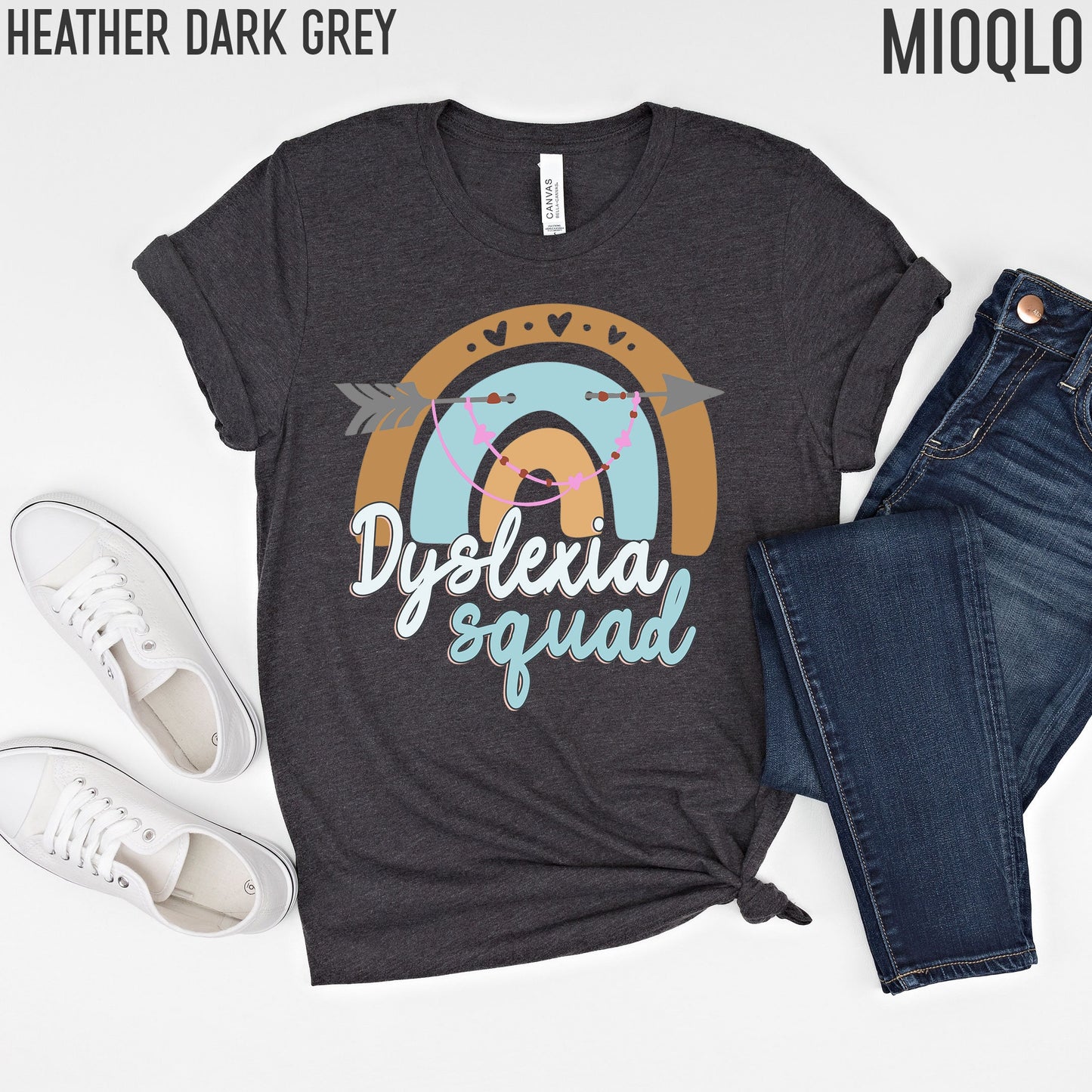 Dyslexia Squad Tee Team, Dyslexia Teacher Gift, Dyslexia, Dyslexia Therapist Reading Teacher T-Shirt, Dyslexia Awareness Crew