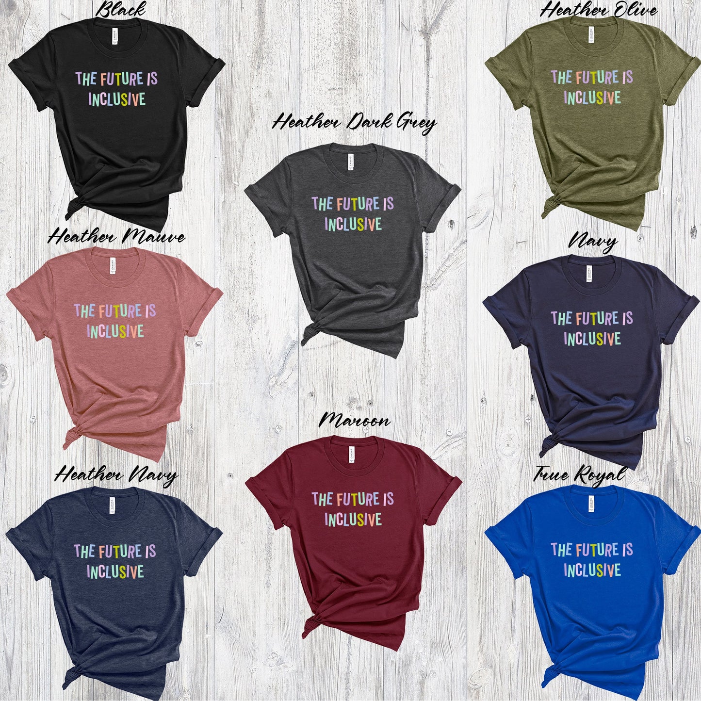The Future Is Inclusive Shirt, SLP Professional Tee, Social Work School, Neurodiversity Acceptance Tee, Special Ed Teacher, Autism Mom