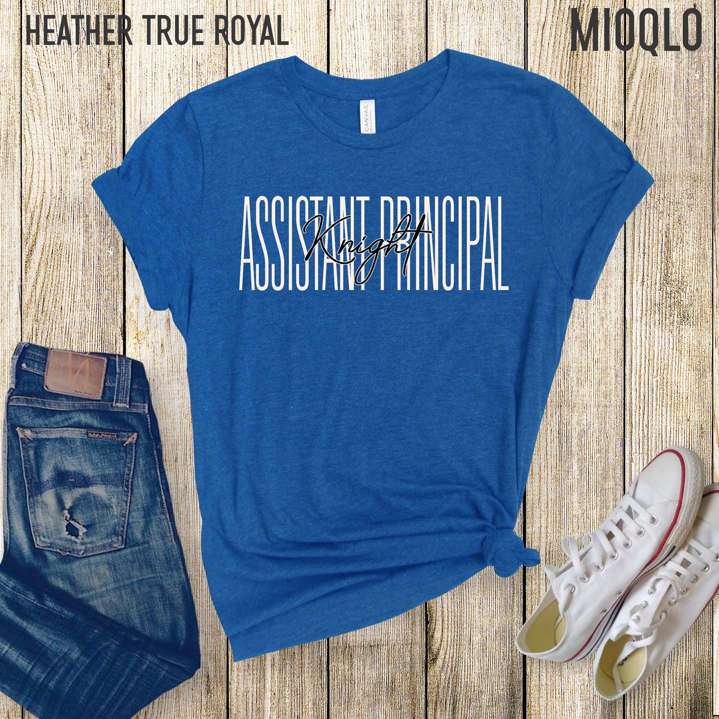 Custom Names Assistant School Principal Shirt, Assistant Principal Gifts, Teacher Assistant Director Lead Comfy Principal Team Birthday Tee