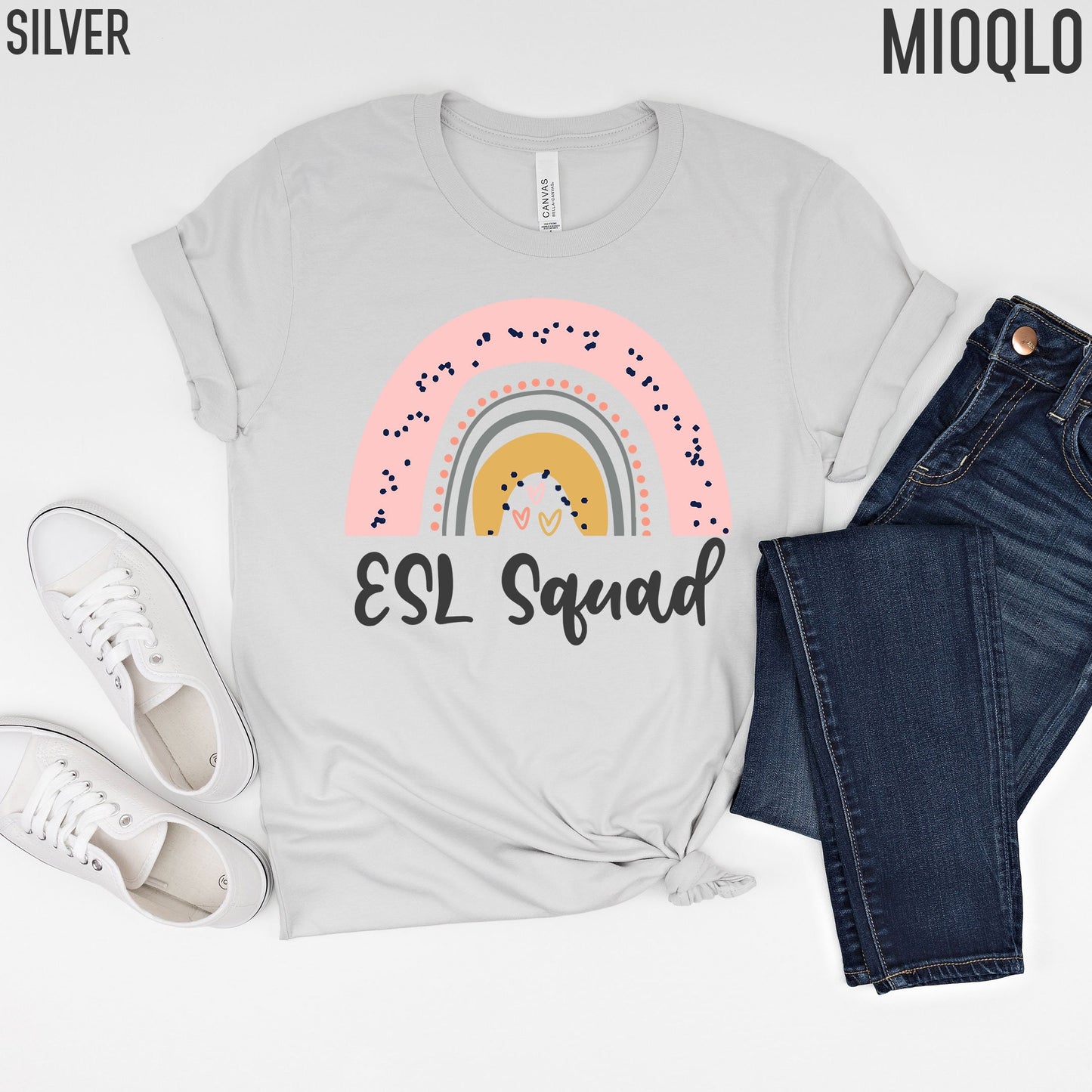ESL Teacher Shirt, Efl Ell Esol Team Tee, ESL Squad Shirt, English Language Teacher, English Teacher Shirt, Second Language, Maestra Shirt