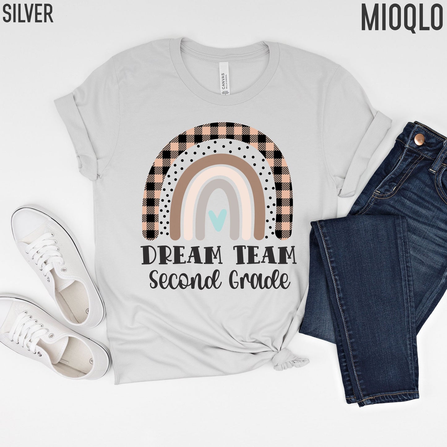 Dream Team Second Grade Teacher Shirt, Second Grade Teacher Shirt, 2nd Grade Teacher Gift, Second Grade Tee, 2nd Grade Graduation Thank You