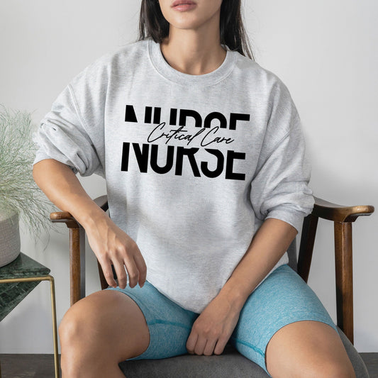 Nurse Critical Care Sweatshirt, Nurse Critical Care Sweater, Nurse Critical Care Undergraduate, Critical Nurse Tee, Nurse Graduation Shirt