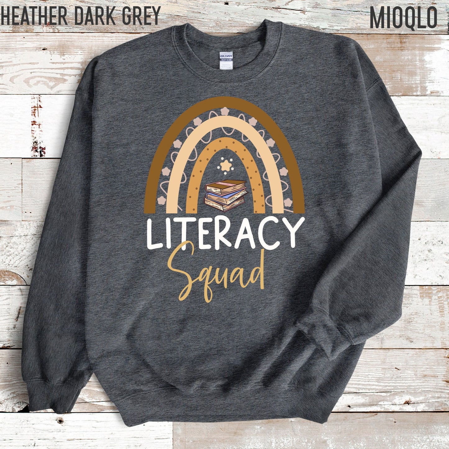 Literacy Squad Sweatshirt, Elementary School, Literacy Squad Sweater, Literacy Coach, Reading Coach, School Literacy Coach Librarian Library