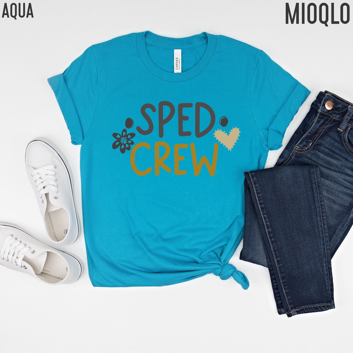 Sped Crew Tee, Special Education Teacher Shirts, Sped Teacher Shirt, Special Education Shirt, Sped Squad, Special Education Gifts, Sped Team