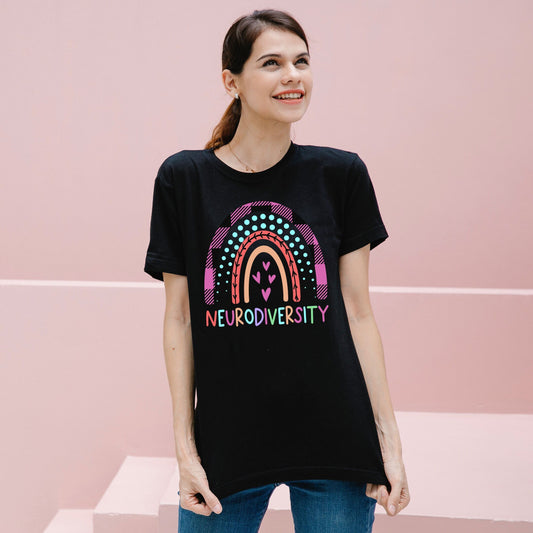 Neurodiversity Shirt, The Future Is Inclusive Special Education Teacher, Autism Awareness, SLP Tee, Dyslexia Crewneck T-Shirt