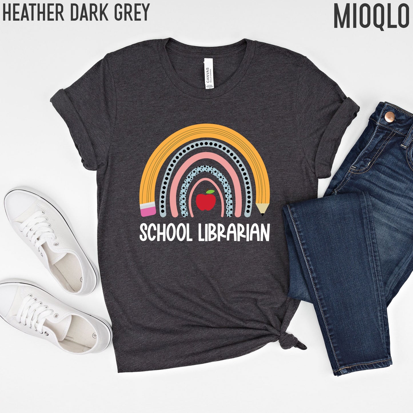 School Librarian Shirt, Library Shirt, Reading Intervention Specialist Tee, Librarian Sweatshirt for Women, Reading Coach Teacher Sweater