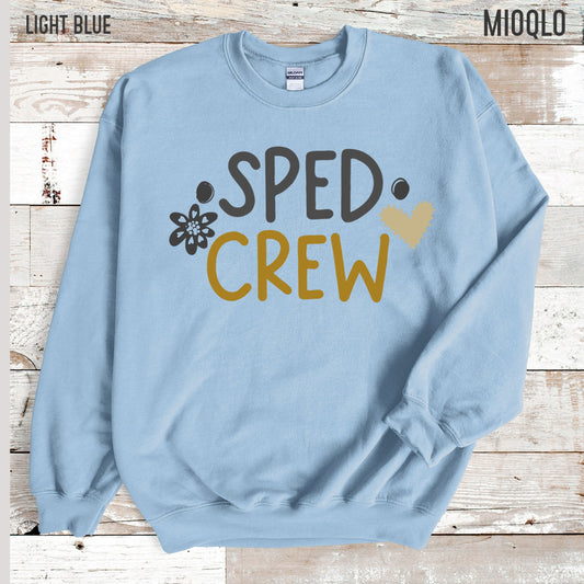 Sped Crew Sweatshirt, Special Education Teacher, Sped Teacher Sweater, Special Education, Sped Squad, Special Education Gifts, Sped Team Tee