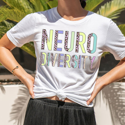 Neurodiversity Shirt, The Future Is Inclusive Special Education Teacher, Autism Awareness, SLP Tee, Dyslexia Crewneck T-Shirt