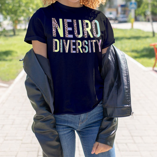 Neurodiversity Shirt, The Future Is Inclusive Special Education Teacher, Autism Awareness, SLP Tee, Dyslexia Crewneck T-Shirt