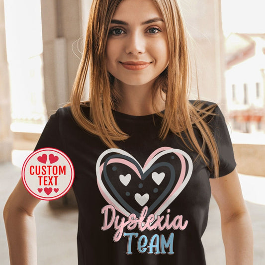 Dyslexia Team Tee Squad, Dyslexia Teacher Gift, Dyslexia, Dyslexia Therapist Sweatshirt, Dyslexia Therapy Sweater, Dyslexia Awareness Child
