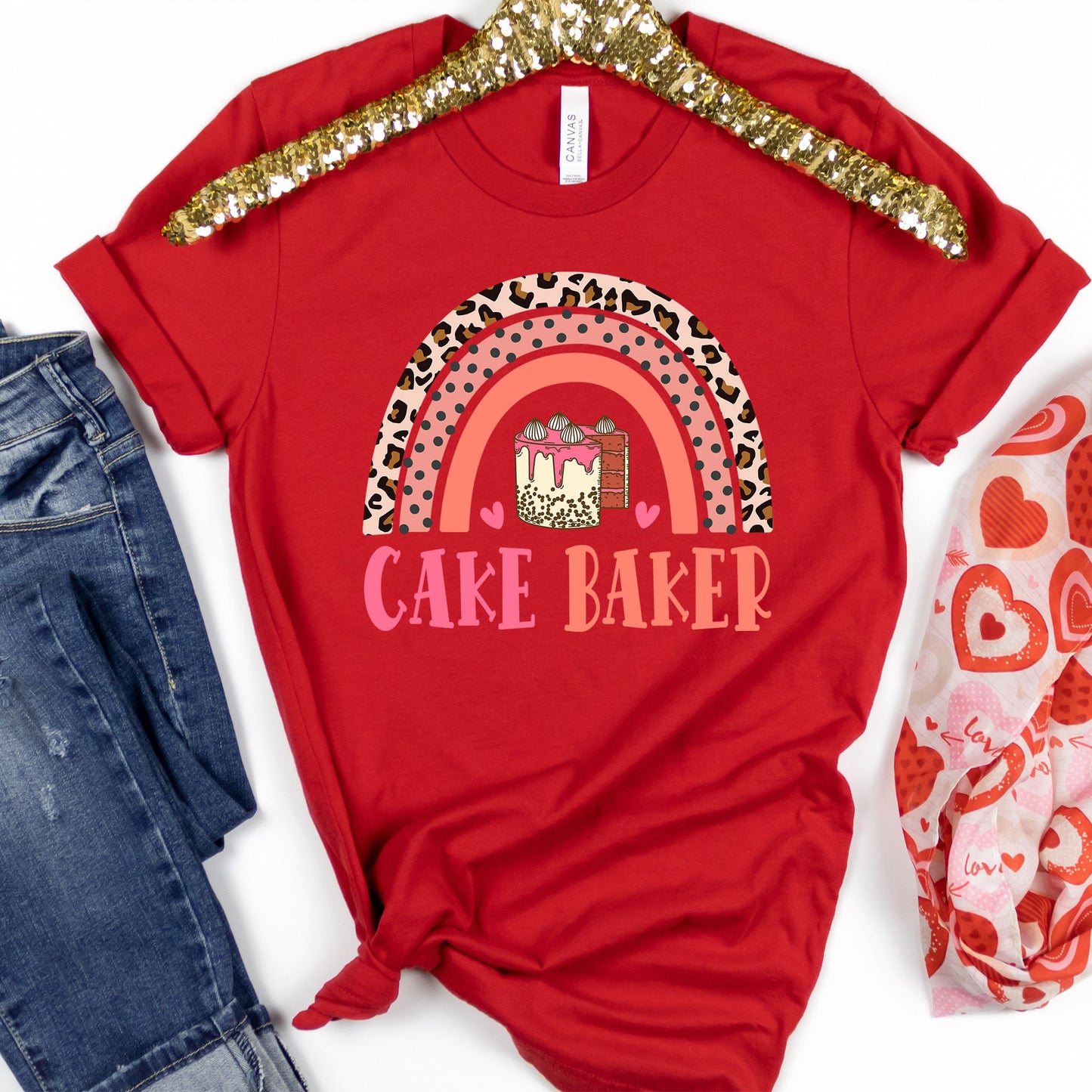 Cake Baker Cookie Scientist Shirt, Rainbow Cute Undergrad Professional Cooking Class, Future Bakery Chef Gift, Cake Arts Decorator Pro Baker